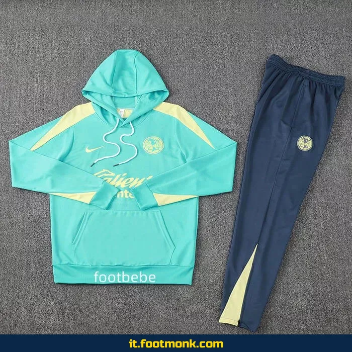 Completo felpa con cappuccio Club América 2024 2025 blu