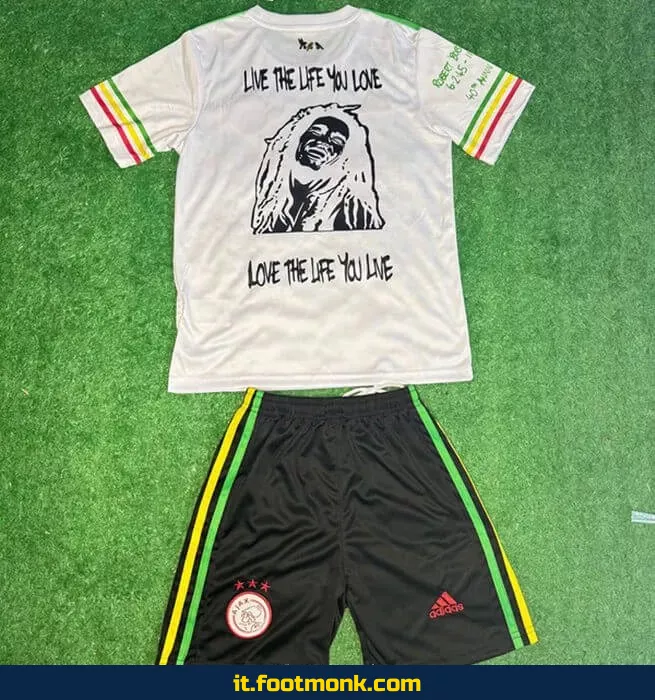 Maglia Ajax Bambino Vintage 2021 2022 Bianca