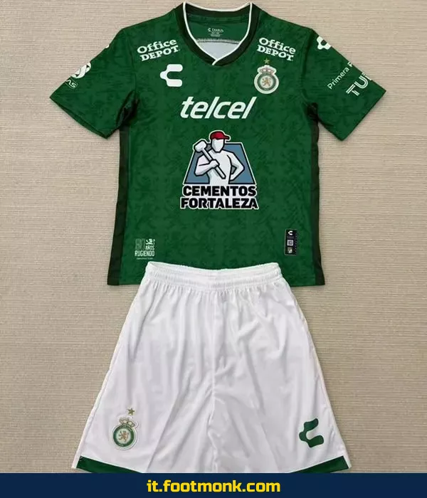 Maglia Club León F.C. Bambino 2025 2026 verde