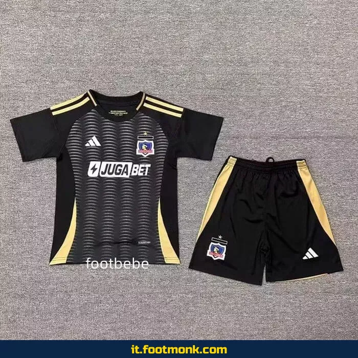 Maglia Colo-Colo Bambino 2025 2026 trasferta nera