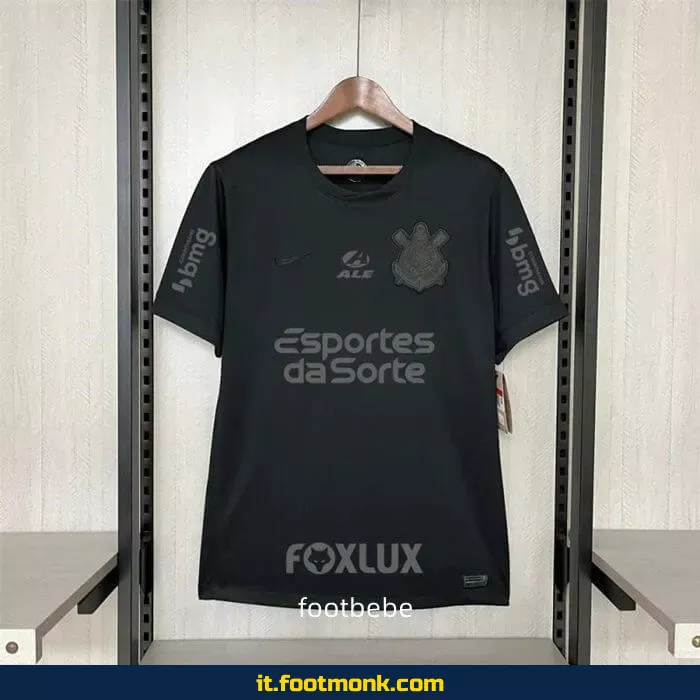 Maglia Corinthians 2024 2025 da trasferta nera