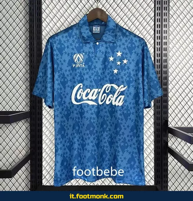 Maglia Cruzeiro Vintage 1993 1994 home blu
