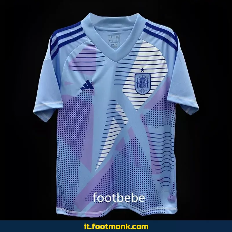Maglia Spagna Euro 2024 portiere blu