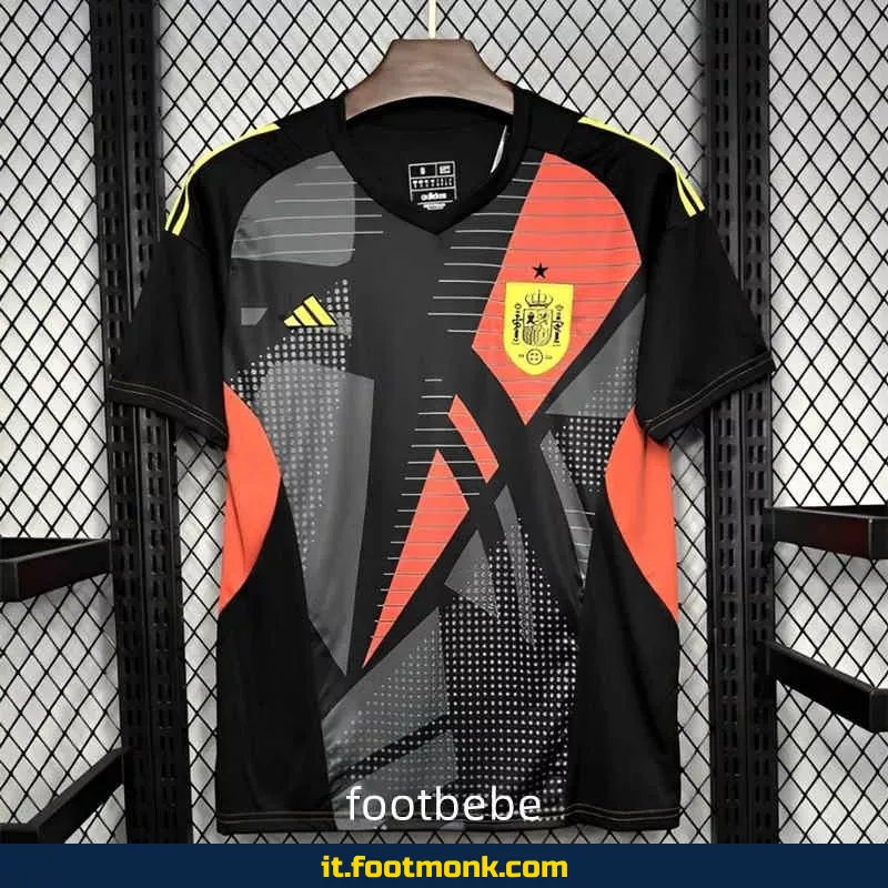 Maglia Spagna Euro 2024 portiere nera