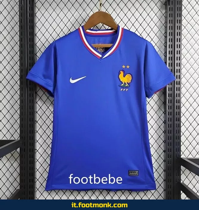 Maglia Francia Donna Euro 2024 home blu