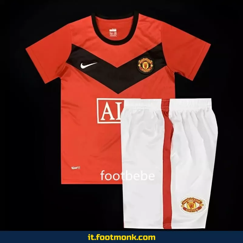 Maglia Manchester United Bambino Vintage 2009 2010 da casa