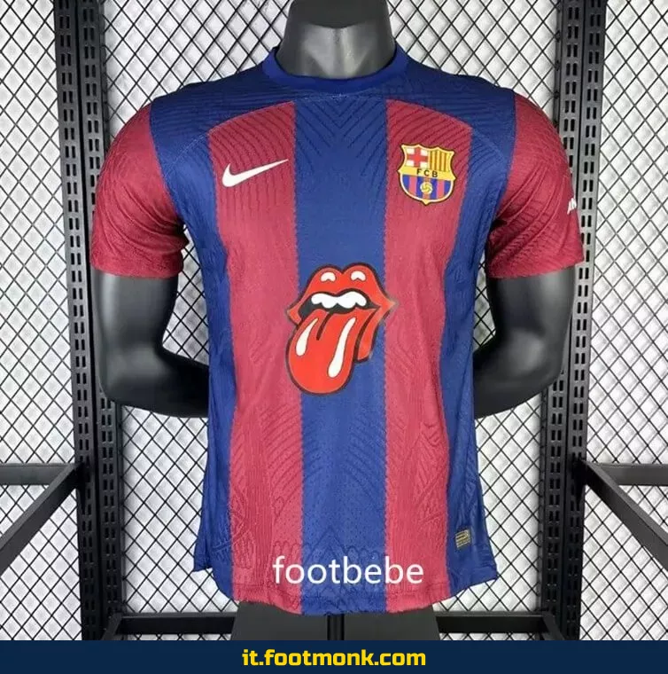 Maglia Gara Barcellona 2023 2024 Rolling Stones