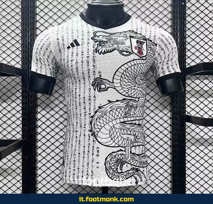 Maglia Match Giappone 2024 Drago Bianco Concept