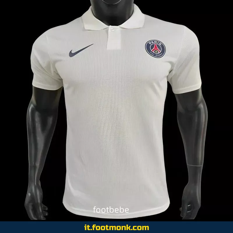Maglia Gara PSG 2025 Polo Bianca