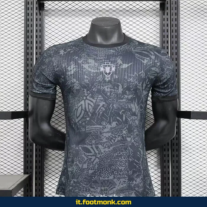 Maglia da gara Portogallo The Siu 2024 2025 nera