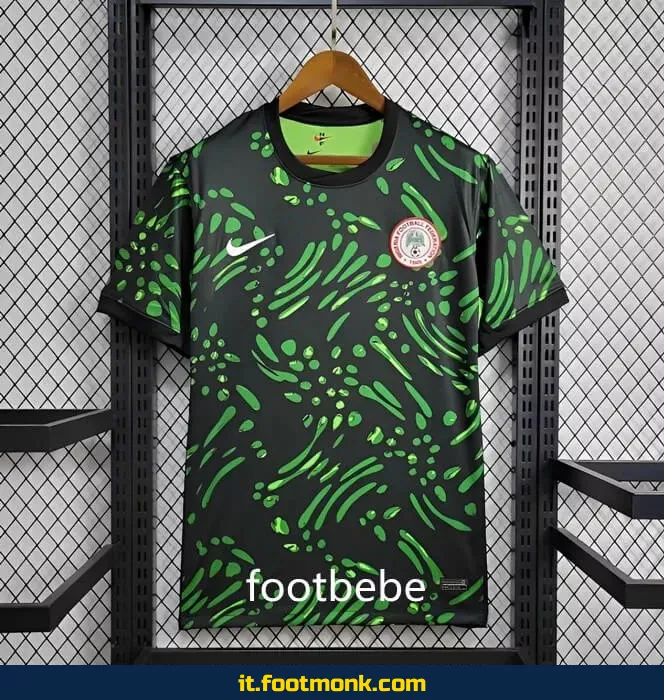 Maglia Nigeria 2024 nera verde