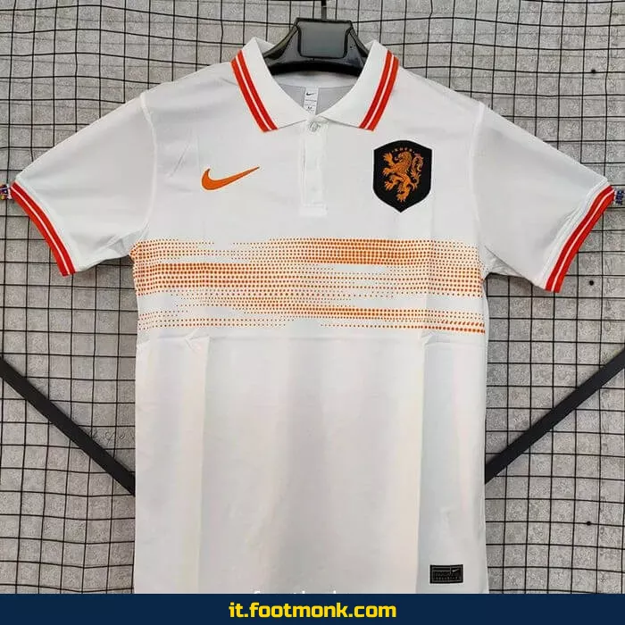 Maglia Olanda 2024 2025 Polo Bianca