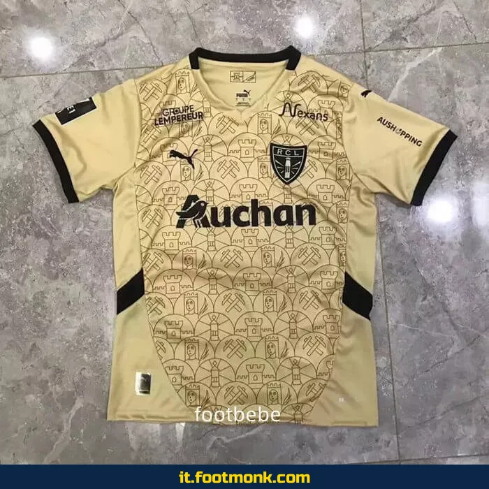 Maglia RC Lens 2024 2025 oro edizione speciale