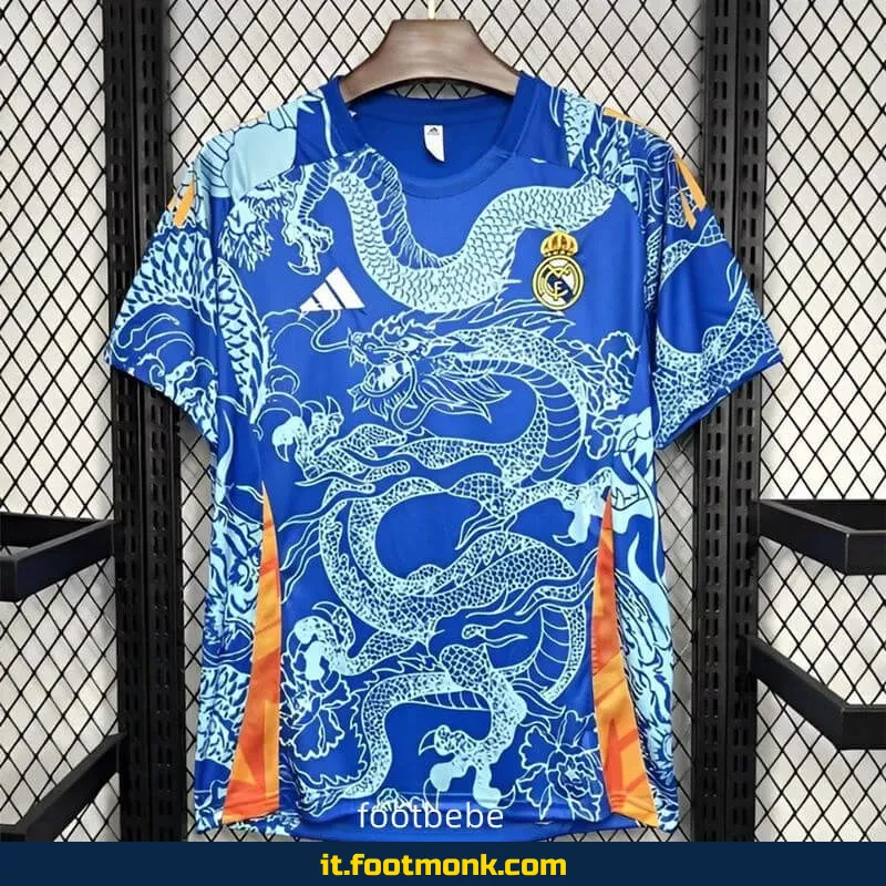 Maglia Real Madrid 2024 2025 drago blu