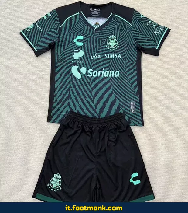 Maglia Santos Laguna bambino 2025 da trasferta