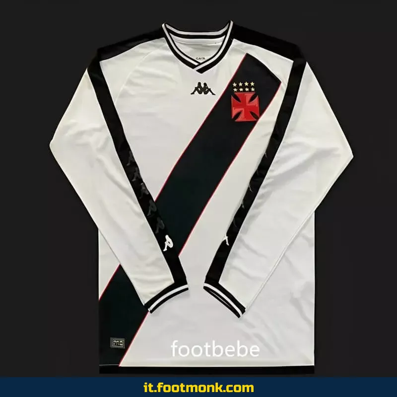 Maglia Vasco da Gama 2024 2025 da trasferta bianca maniche lunghe