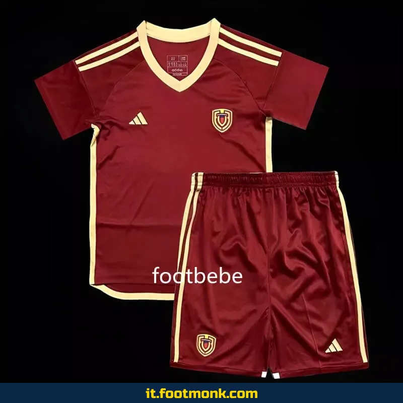 Maglia Venezuela Bambino 2024 Coppa America rossa