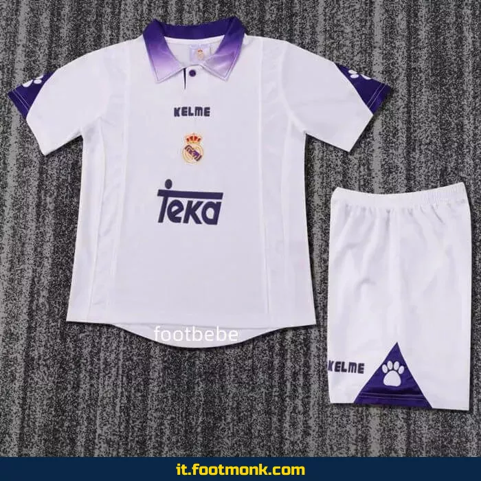Maglia Vintage Real Madrid Bambino 1996 1997 Casa