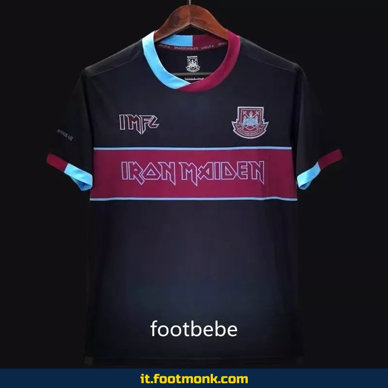 Maglia West Ham United 2023 Iron Maiden nera