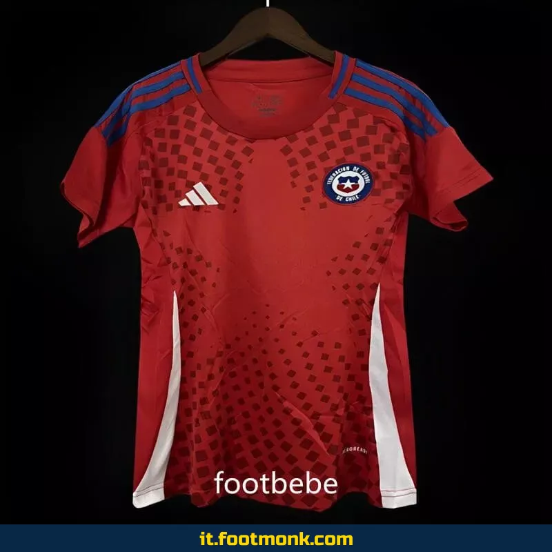 Maglia da calcio Cile Donna 2024 home rossa