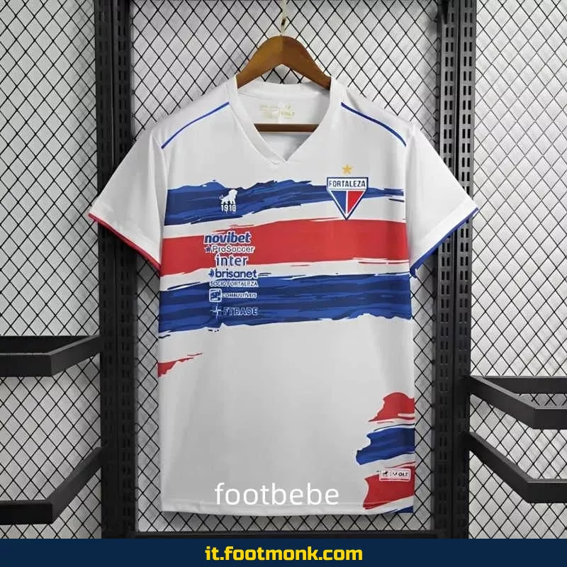 Maglia da calcio Fortaleza 2024 2025 blu rossa a strisce