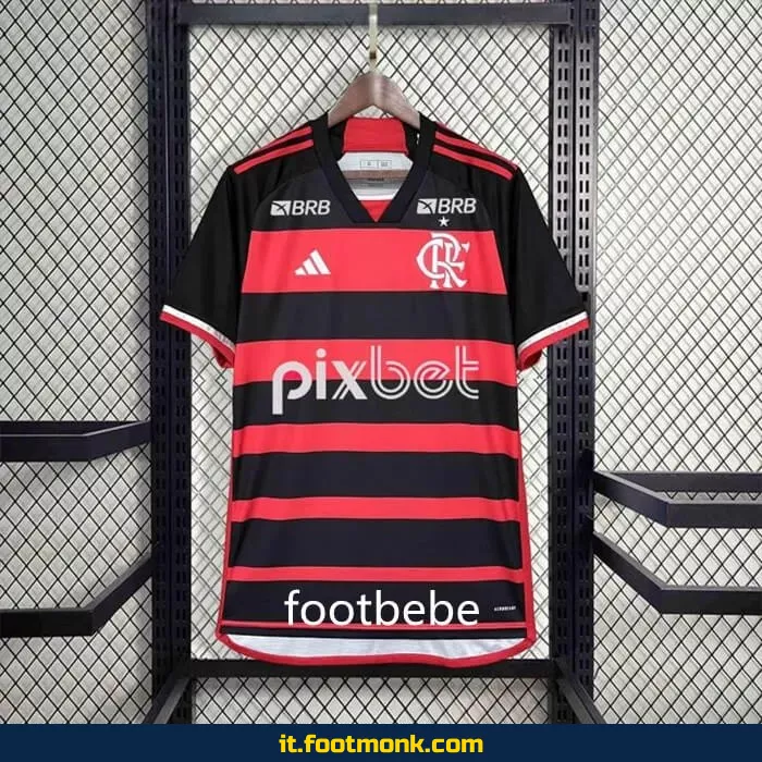 Maglia Flamengo 2024 2025 home con sponsor