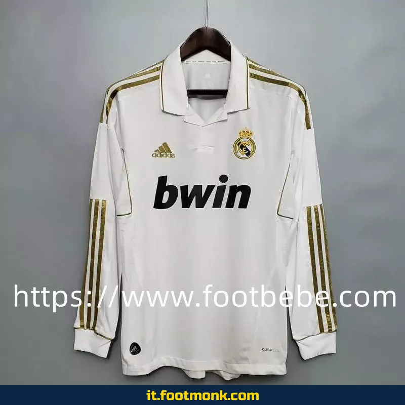 Maglia vintage Real Madrid 2011 2012 maniche lunghe da casa